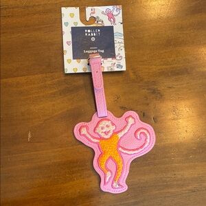 BNWT Roller Rabbit x Target Monkey Luggage Tag